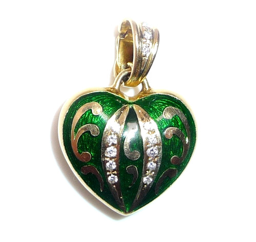 Faberge anhänger 750 gold mit - 750,
