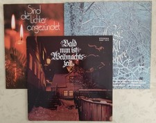 Weihnachten Schallplatten Vinyl LP Konvolut 3 Stück schöne Weihnachtslieder