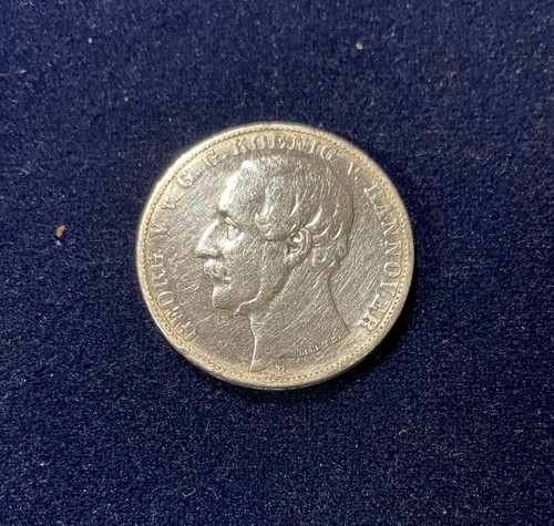 Vereinsthaler 1857 georg - vereinsthaler,