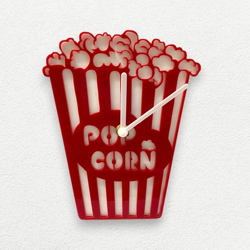 Popcorn box formuhr weiß - popcorn,