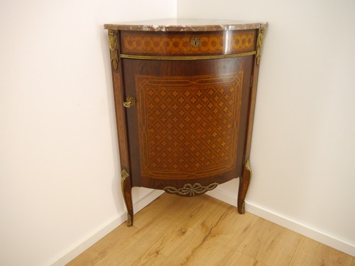 Biedermeier eckschrank - biedermeier,