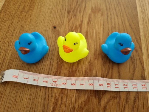 Badeente quietscheente - 3x,