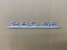 Mercedes W108 W116 280SE 280 SE Emblem Typschild Schriftzug Chrom Heck TOP