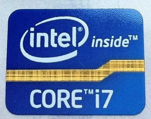 Intel core aufkleber - intel,