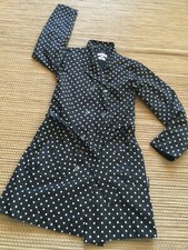 PLAYSHOES. MANTEL. REGENMANTEL. SCHWARZ WEIßE PUNKTE. GR.34