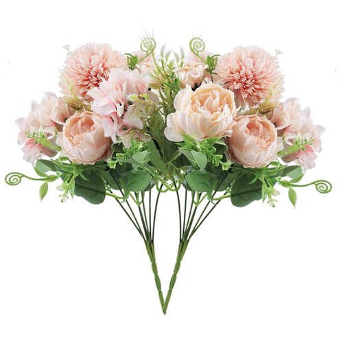 Künstliche blumenstrauß pink - künstliche,