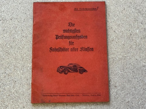 Altes fahrschulbuch die - altes, fahrschulbuch-