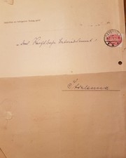 STRALSUND/STETTIN: Faltbrief- postgelaufen,  gestempelt 26.2.1930