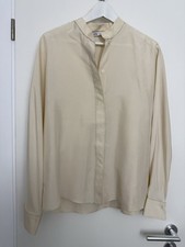 ZARA Seidenbluse Gr. L Beige