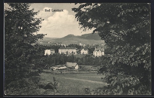Ansichtskarte bad landeck - ansichtskarte,