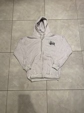 Stussy Rework Zip Hoodie Grey S