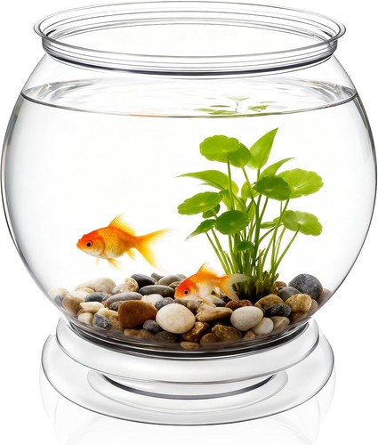 Rund goldfischglas mini - rund,