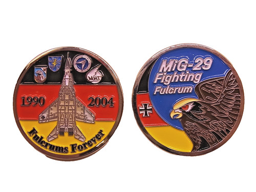 Mig fulcrum münze - mig-29,