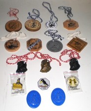 16 Fasnacht Anhänger Plaketten Umzüge Schwerzen Horheim Eintritt kl. Sammlung