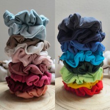 Handmade Scrunchie Jersey Haargummi Haarschmuck Haarband Gummi selbstgemacht