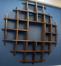 Wandregal aus holz 100 x100 cm