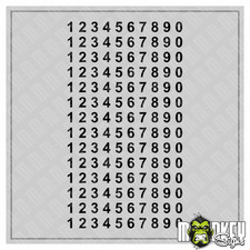 Aufkleber 140teilig Modellbau