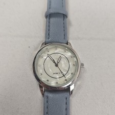 Damen uhr hellblau silber - jg,