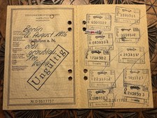 ?Transitvisum 1972 Auto Reise DDR 17x Stempel Drewitz Hirschberg Staaken 20x15