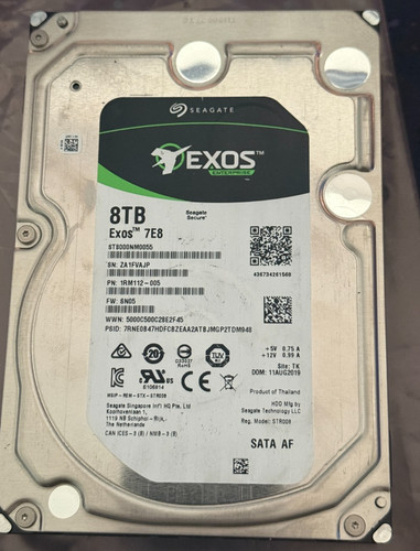 Seagate 8tb exos - seagate,