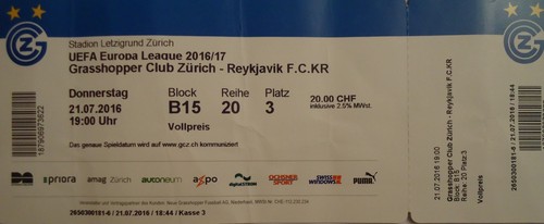 Ticket uefa 2016 17 - ticket, el