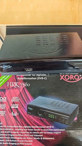 Xoro hrk 7560 receiver - xoro, hd-receiver