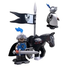 Falkenritter der schweren Reiterei veredelte LEGO® Figur von Custom Brick Design
