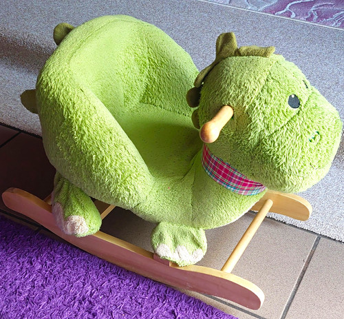 Schaukeltier dinosaurier - schaukeltier,