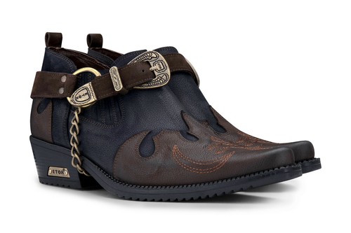 Herren echtleder western - echtleder,