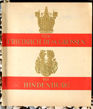 7719d ZigarettenBilder Album Von Friedrich dem Großen bis Hindenburg Wappen 1932