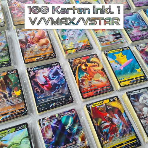 100 pokemon karten - karten, |