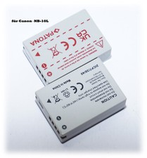 2x Akku NB-10L für Canon PowerShot G1 X G3 X G15 G16 Kamera Akku