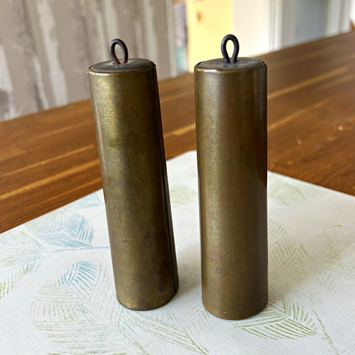 Uhrengewichte zylindrisch - 2x,