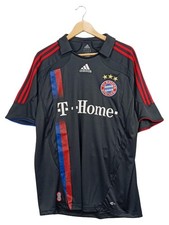 Adidas T-Home Fußball Trikot Herren Kurzarm Logo Print Schwarz L