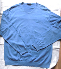 TOP! Herren-Marken Baumwoll-Pulli von "LERROS" Gr.XL, blau, SEHR GUTER ZUSTAND