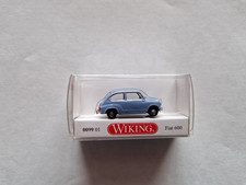 Wiking Fiat 600, hellblau, OVP. 1:87, neuwertig - nicht bespielt, 009901