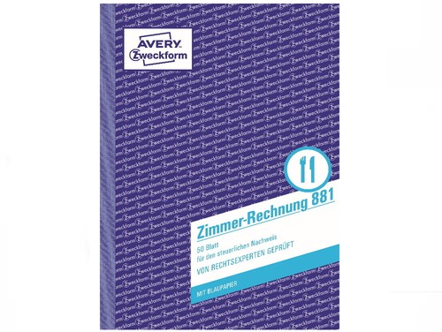 Zweckform zimmer rechnung - zimmer,