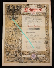 Lehrbrief im Schneider