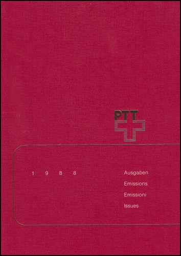 Ptt jahrbuch schweiz 1988 - schweiz,