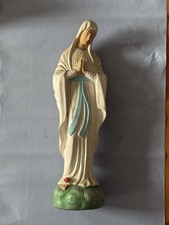 Alte Madonna In Gips Gipsfigur