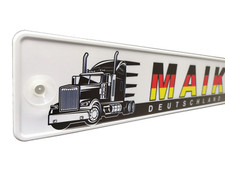 LKW Truck Namensschild mit