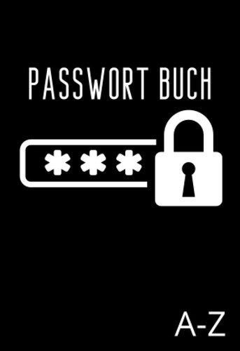 Passwortbuch mit z - passwortbuch, a-z