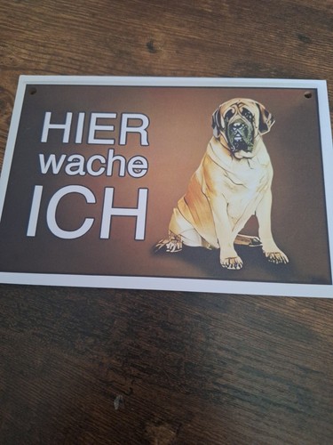 Dekoschild hund english - dekoschild,, hund,