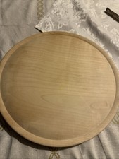 1 x Schneidebrett Fleischteller Schinkenteller rund Brotzeitbrett Schwer Massiv