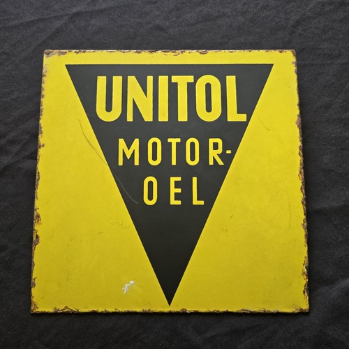 Unitol motor öl werbeschild - unitol,