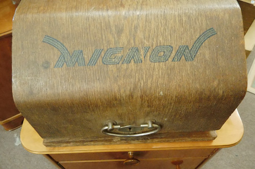 Aeg mignon schreibmaschine - aeg,