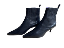 ENRICO ANTINORI* Stiefelette* schwarz* Echtleder* NEU* Gr. 41* Italy* Stiefel