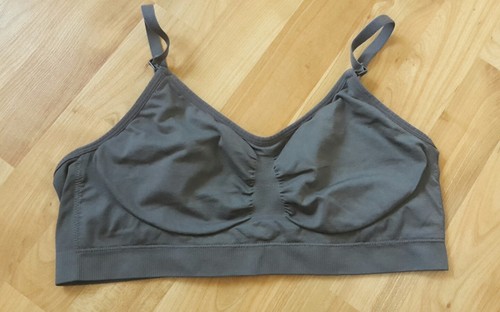 Dunkelgrauer basic bh - "h&m",