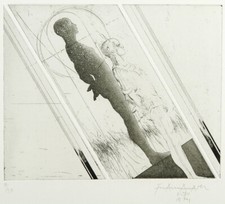 "Rücklage", 1974. Aquatinta