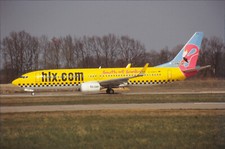Dia D-AHFX Boeing 737-8K5 TUIfly Flugzeug 35mm ungerahmt O95-4-1
